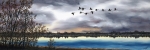 EVENING LAKE - SOLD