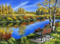 Autumn Bench