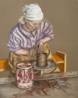 Pottery Woman