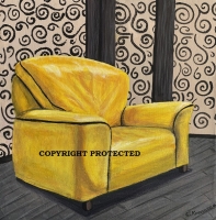 Big Yellow Comfy Chair